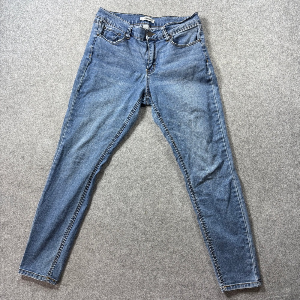 Refuge Womens Skinny Jeans Size 8 Blue Medium Wash Stretch Denim